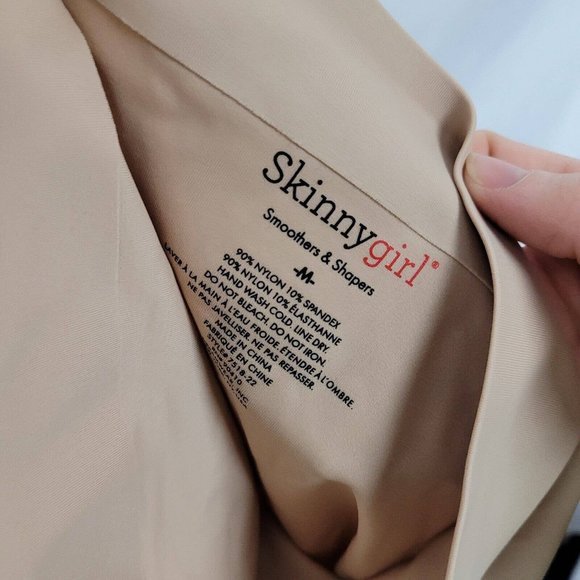 SALE5/$25 Skinnygirl Smoothers & Shapers Shaping Sonic Edge High Waist Brief Tan - Picture 9 of 9